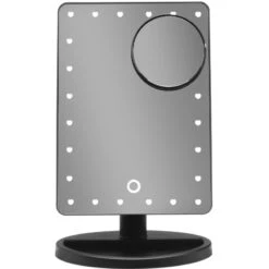 Gillian Jones Hollywood Table Heart LED Light Mirror X10 - Black 10254-71