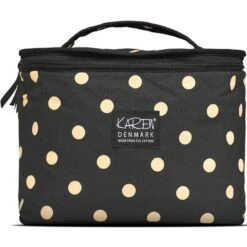 Gillian Jones Karen Beauty Box ECO Cotton - Black With Beige Dots 10072-11