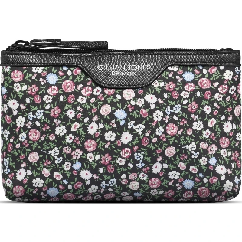 Gillian Jones Urban Travel Makeup Bag - Multi Flower 10063-751 3 Gillian Jones Urban Travel Makeup Bag - Multi Flower 10063-751