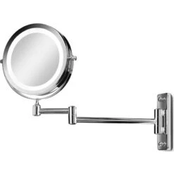 Gillian Jones Wall Mirror W/ Arm & Lights 10246
