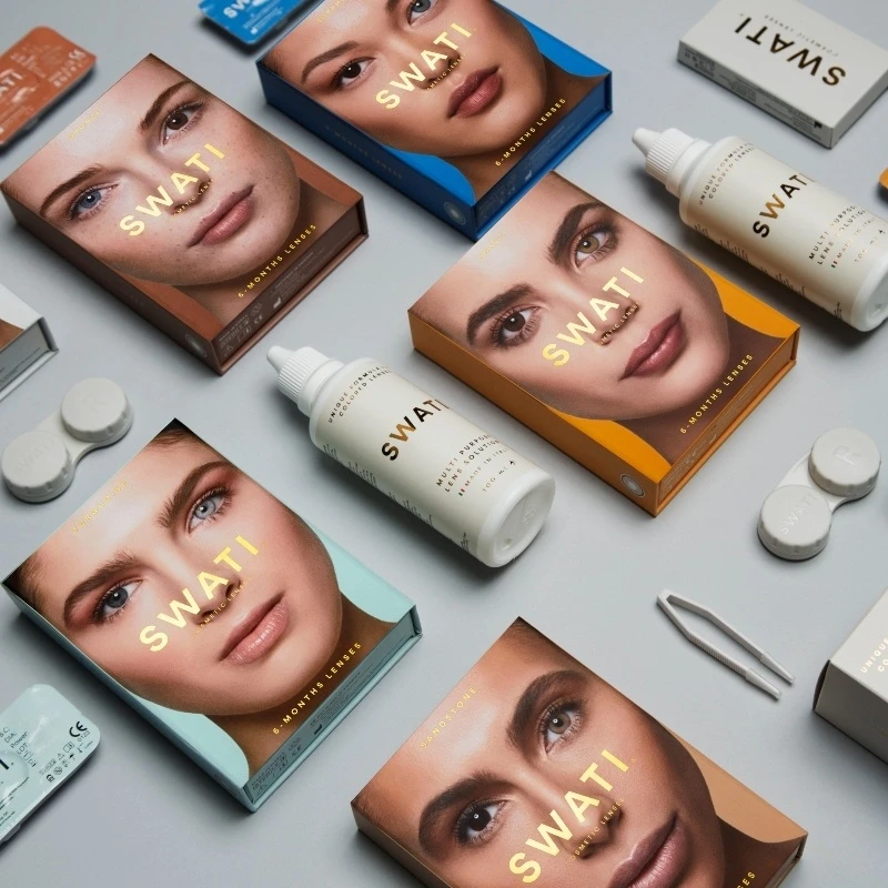 SWATI Cosmetics 6 Months Lenses - Turquoise 7 SWATI Cosmetics 6 Months Lenses - Turquoise - Billede 5